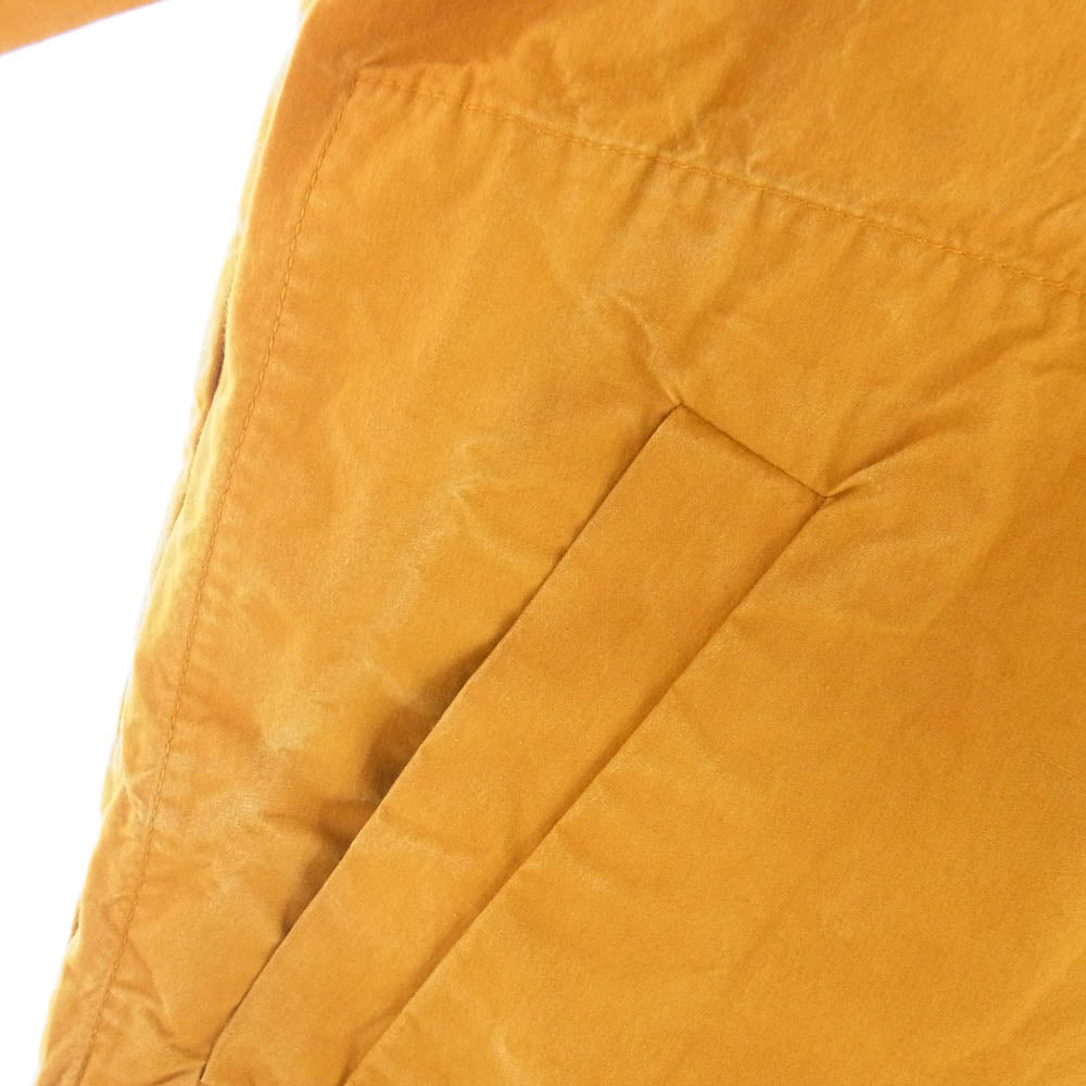 ケイシーケイシー 18AW Wax Cotton Rotherdam Parka ワックスコットン フード付き ジャケット パーカ イエロー系 S【中古】