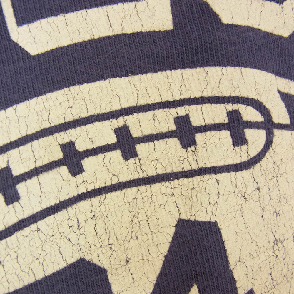 WAREHOUSE ウエアハウス OTSEGO BULLDOGS プリント クルーネック 半袖 Tシャツ ネイビー系 S【中古】