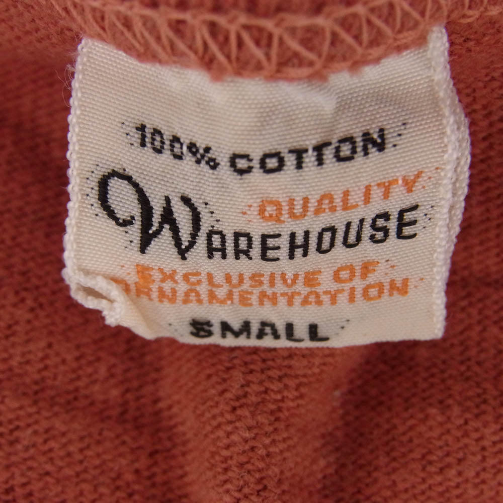WAREHOUSE ウエアハウス 2500MILE プリント Tシャツ 赤みがかったブラウン系 S【中古】