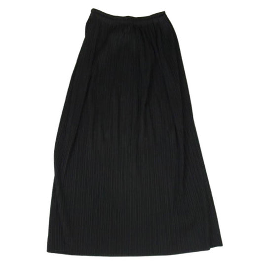 PLEATS PLEASE プリーツプリーズ イッセイミヤケ プリーツ加工 ロングスカート ブラック系 2【中古】