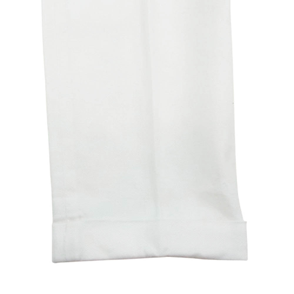 TOMORROWLAND トゥモローランド 63-04-41-04003 チノ ストレッチ スリムテーパード 裾ダブル パンツ ホワイト系 XS【中古】