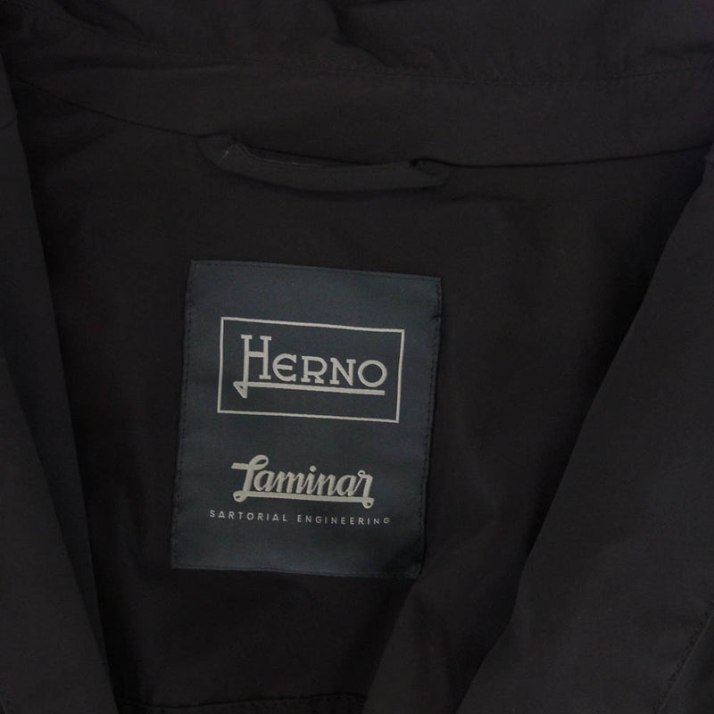 Herno ヘルノ GA00021UL-12803 LAMINAR ラミナー ウォーターレペレント ストレッチナイロン 2B テーラード ジ ...