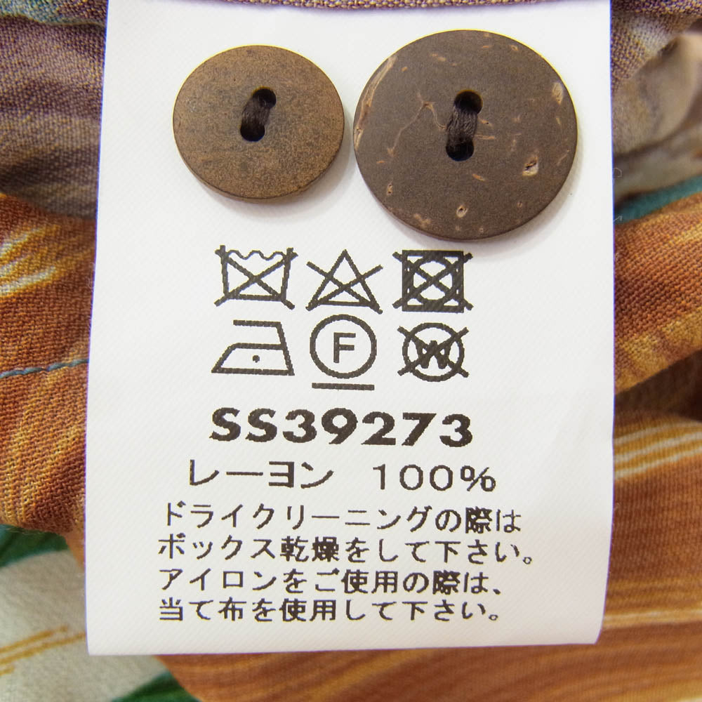 SUN SURF サンサーフ SS39273 WATUMULL’S SPECIAL EDITION TAKA MASTER OF THE HUNT スペシャル 鷹 松 アロハ ハワイアン シャツ ブラウン系 XL【美品】【中古】