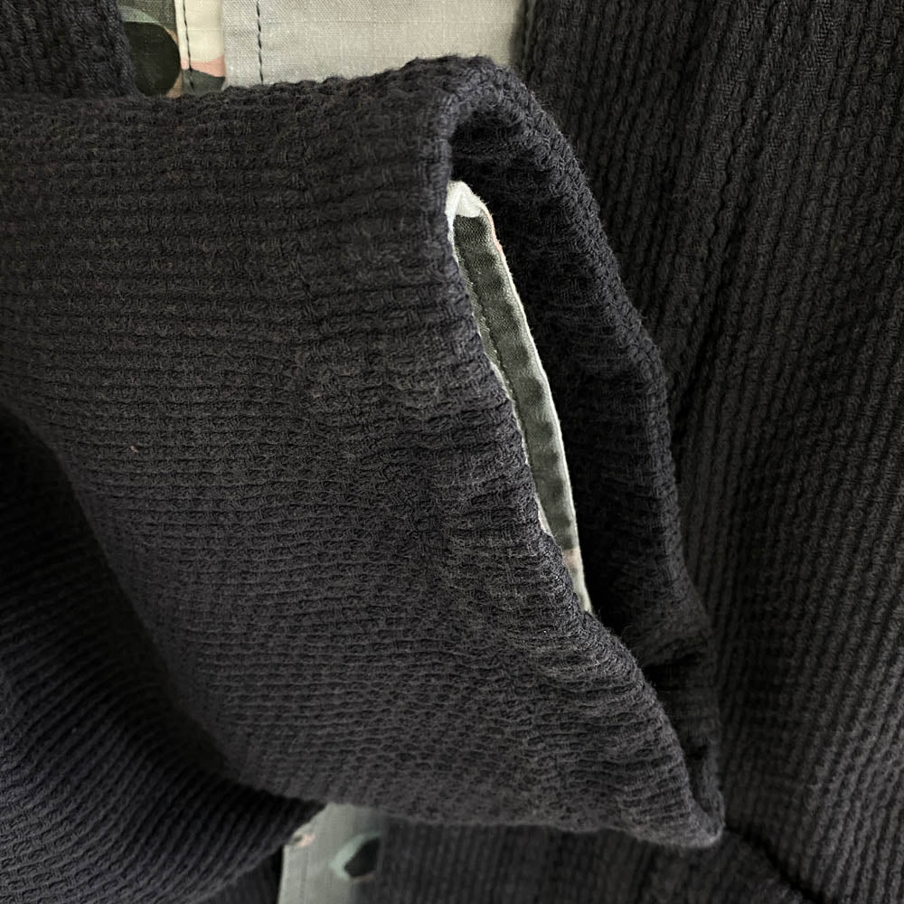 uniform experiment ユニフォームエクスペリメント 24AW UE-242028 MOIRE CAMOUFLAGE REVERSIBLE HAORI モワレカモフラ リバーシブル 羽織 ジャケット グレー系 3【極上美品】【中古】