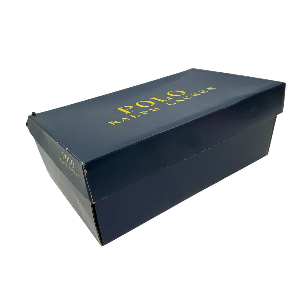 POLO RALPH LAUREN ポロ・ラルフローレン 17623 ASHER DBL MK ダブルモンク レザー シューズ ブラック系 EU41【美品】【中古】
