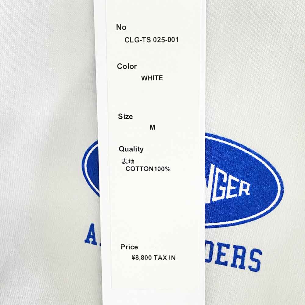 CHALLENGER チャレンジャー CLG-TS 025-001 ROSE BANDANA TEE ローズ バンダナ プリント 半袖 Tシャツ カットソー ホワイト ホワイト系 M【新古品】【未使用】【中古】