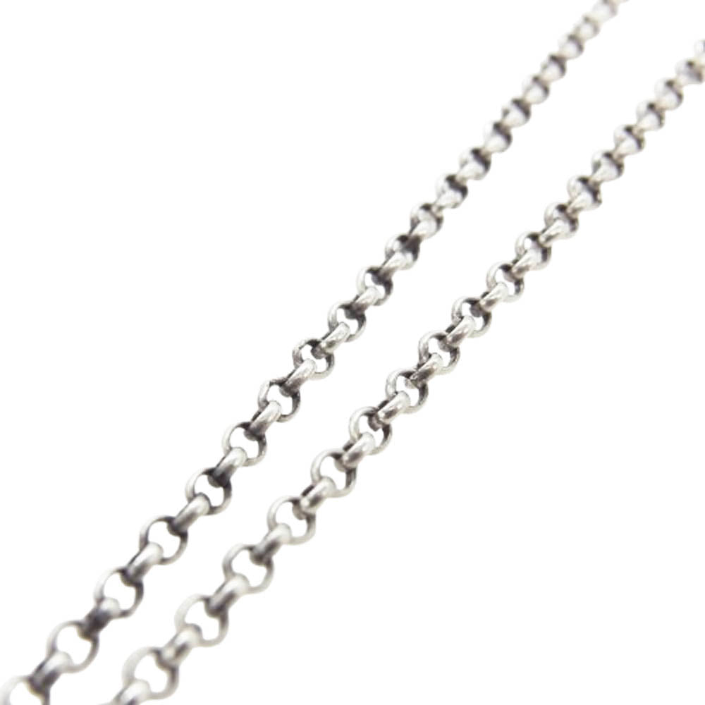 CHROME HEARTS クロムハーツ(原本無) NECKCHAIN 24INCH 24インチ ロール チェーン ネックレス シルバー系【中古】
