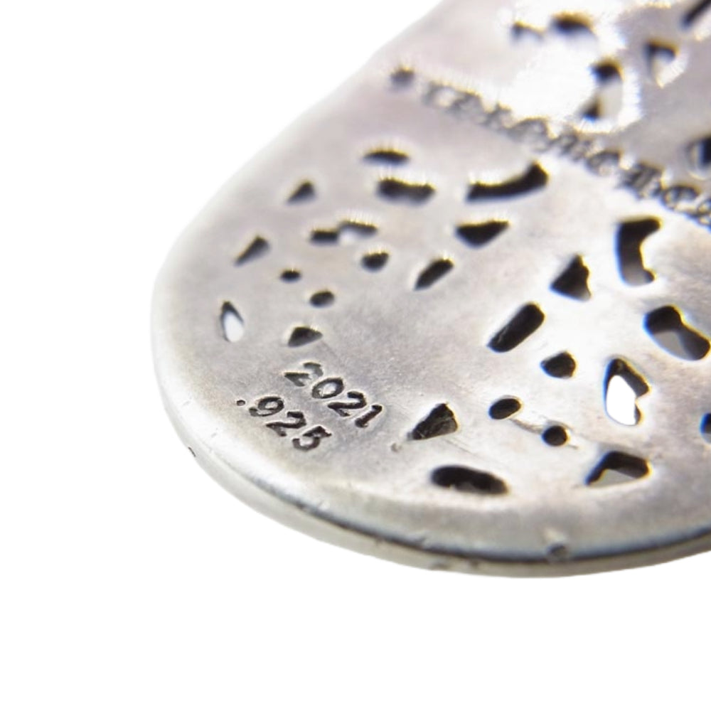 CHROME HEARTS クロムハーツ(原本無) TINY CLSC OVAL タイニー クラシック オーバル ペンダント ネックレス トップ シルバー系【中古】