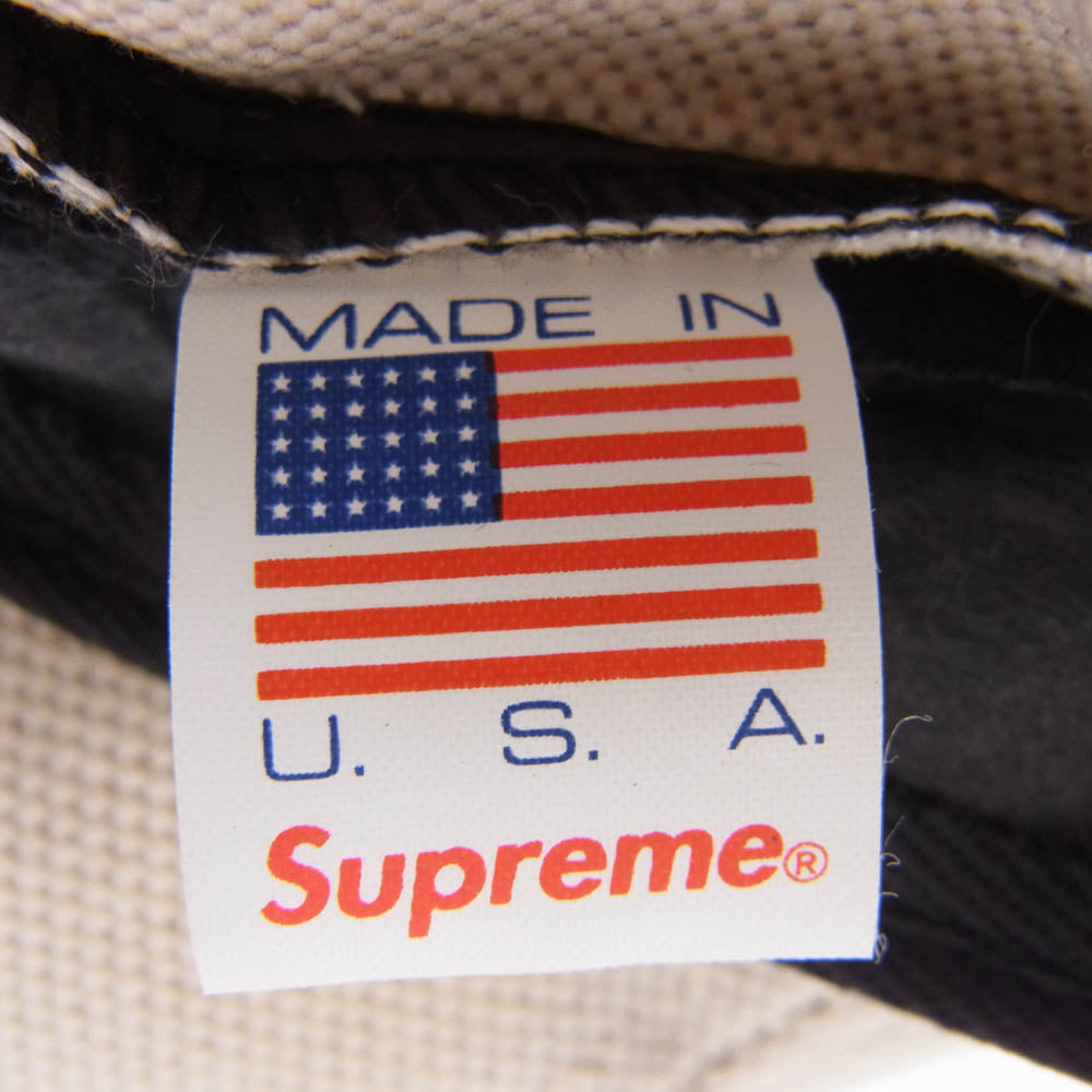 Supreme シュプリーム 13SS Canvas Camp Cap ボックスロゴ キャンバス キャンプキャップ ベージュ系【美品】【中古】