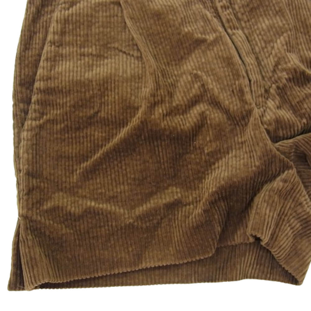 ISSEY MIYAKE イッセイミヤケ JG44600 1タック コーデュロイ ショーツ ブラウン系 M【中古】