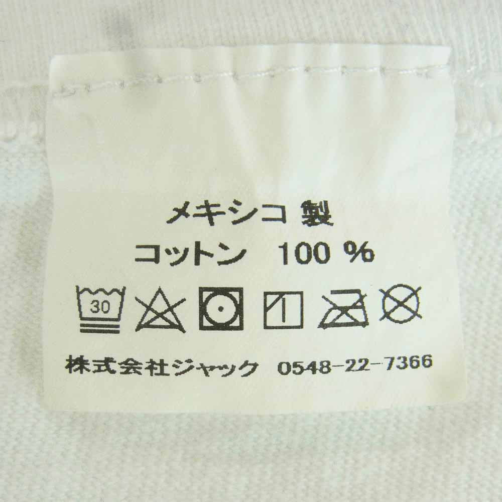 STUSSY ステューシー 40周年記念 8ボール バックロゴ プリント 半袖 Tシャツ コットン メキシコ製 ホワイト系 M【中古】