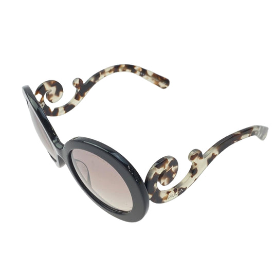 PRADA プラダ UAO4O0 Minimal Baroque オーバル サングラス アイウェア 55□22【中古】