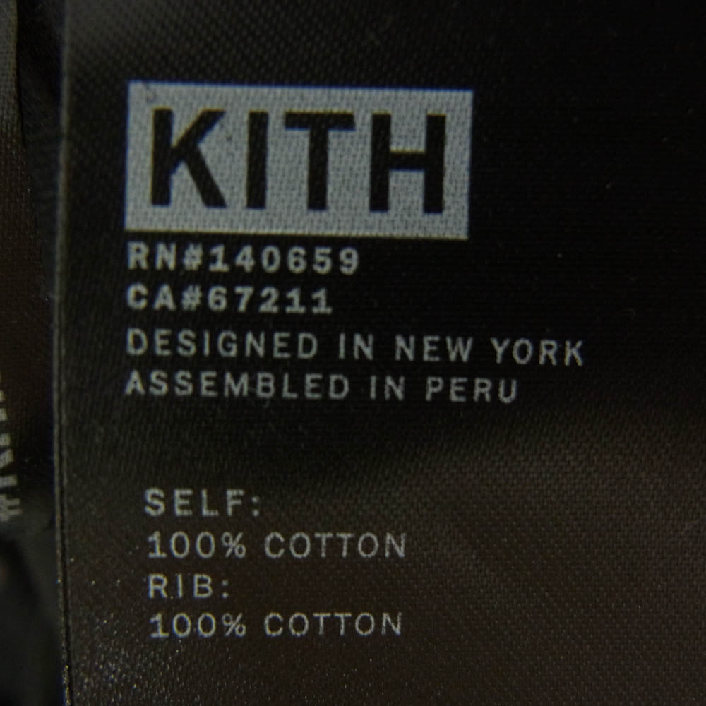 KITH キス KHM031360 MARVEL X-MEN CHOPPER VINTAGE TEE マーベル エックスメン キス ヴィンテージ加工 半袖 Tシャツ ブラック系 L【中古】