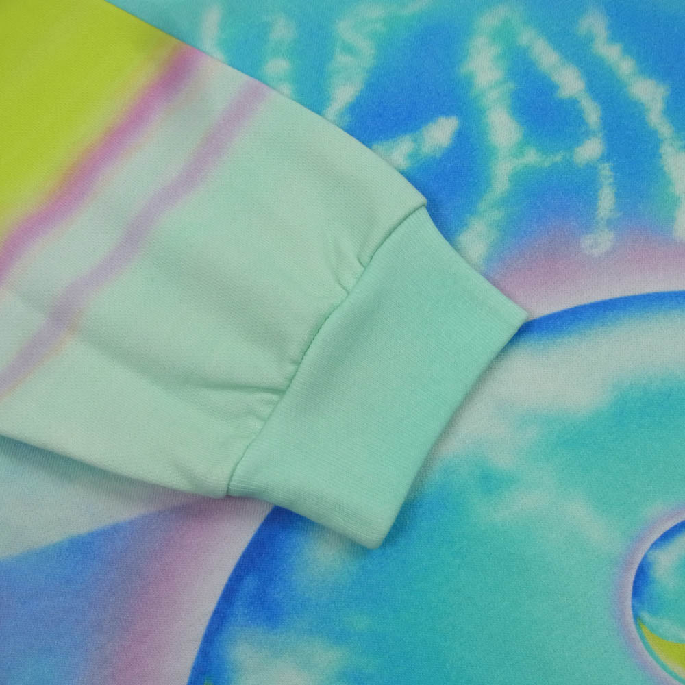 CELINE セリーヌ 22SS 2Y698468Q Marcelo Lavin HEAVENLY DAYS Loose Hoodie with Print in Cotton Fleece マルセロラヴィン ヘヴンリーデイズ コットン フリース プリント ルーズ フーディ プルオーバー パーカー マルチカラー系 ライトブルー系 XL【極上美品】【中古】