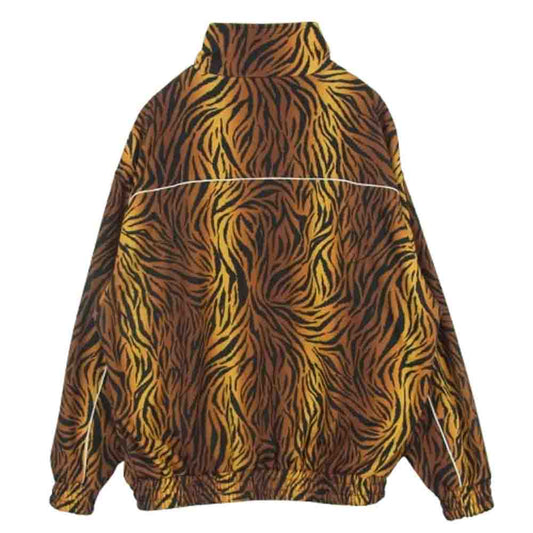CELINE セリーヌ 22SS 2Y654382Q Tiger Zip Up Track Jacket タイガー ジップ アップ トラック ジャケット ブラウン系 ブラック系 L【極上美品】【中古】