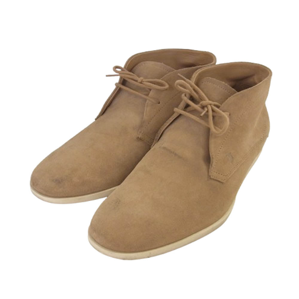 TOD'S トッズ スエード チャッカ ブーツ ブラウン系 7.5【中古
