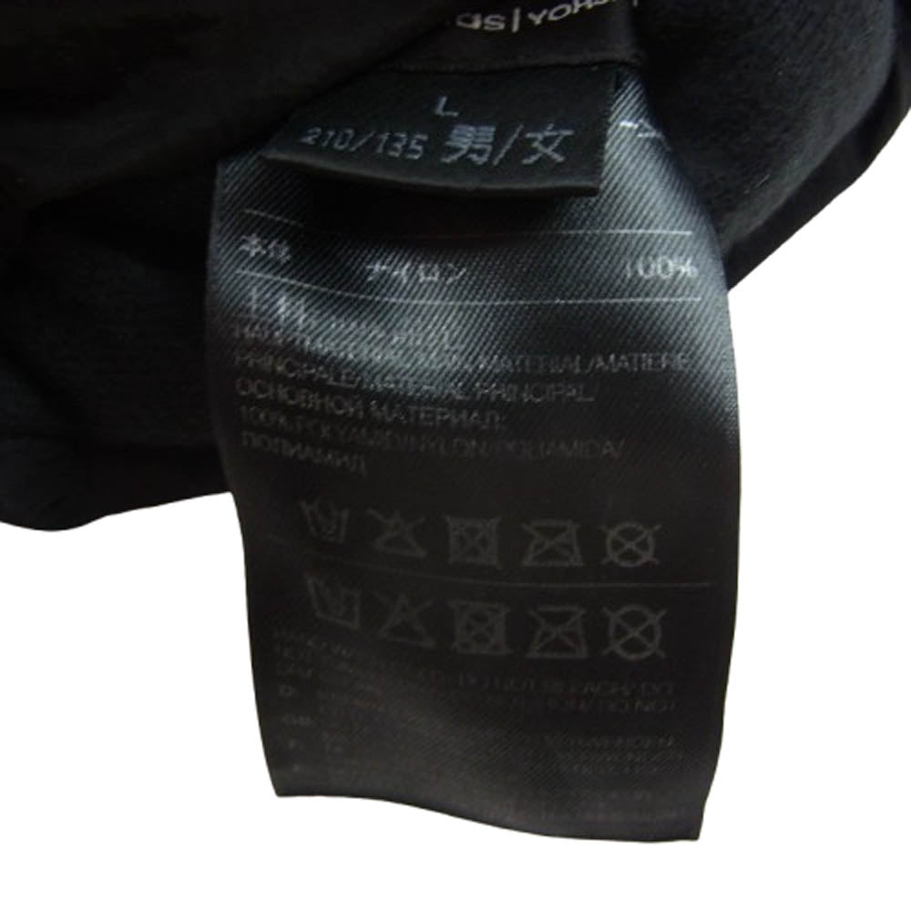 Y-3 Yohji Yamamoto ワイスリー ヨウジヤマモト GK0631 MITTEN GLOVES ロゴプリント ミトン グローブ 手袋 ブラック系 L【中古】