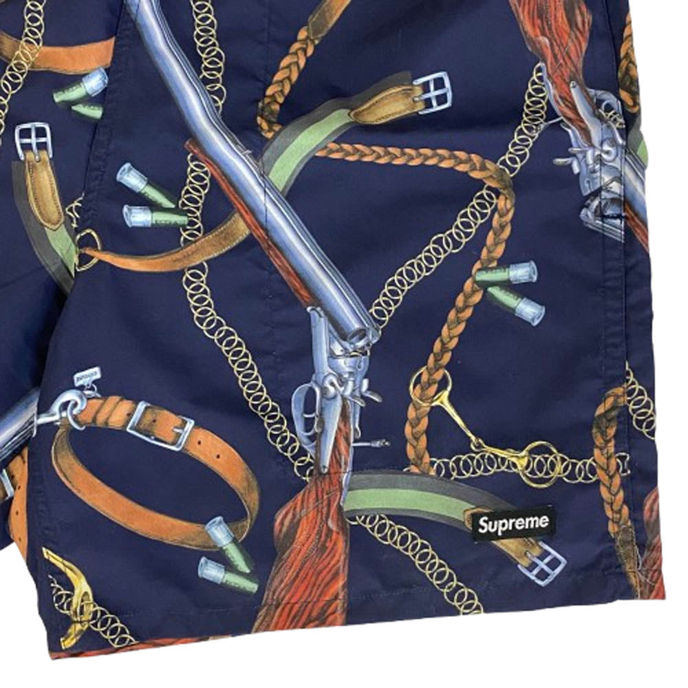 Supreme シュプリーム 14SS Remington Water Short レミントン ウォーター ショーツ ボックスロゴタグ付 マルチカラー系 M【極上美品】【中古】
