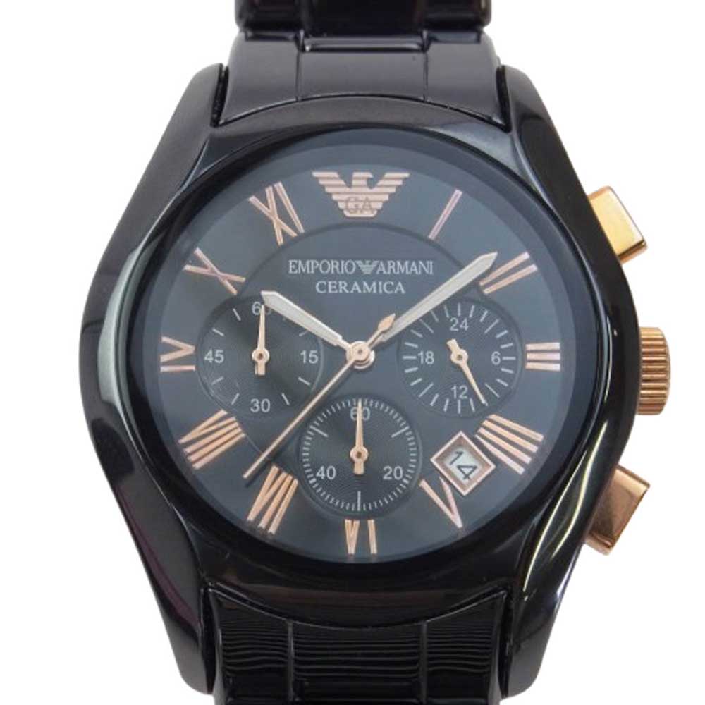 Emporio Armani エンポリオ・アルマーニ AR1410 ブラックダイヤル 