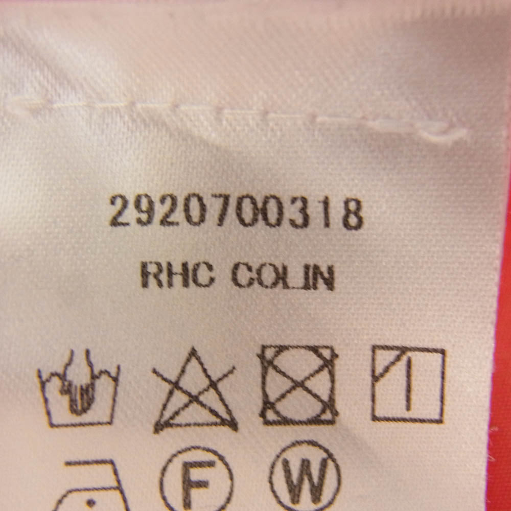 Ron Herman ロンハーマン 2920700318 RHC Frank & Eileen フランクアンドアイリーン ガーメントダイ レギュラーカラー 半袖 シャツ ピンク系 M【中古】