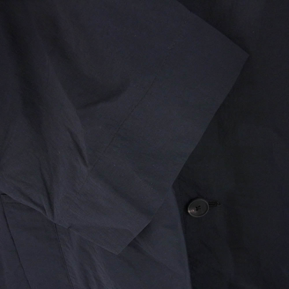 ATON エイトン 25SS CMAGGM6200 TRAVEL NYLON PACKABLE COAT トラベルナイロン パッカブル コート ブラック ブラック系 04【極上美品】【中古】