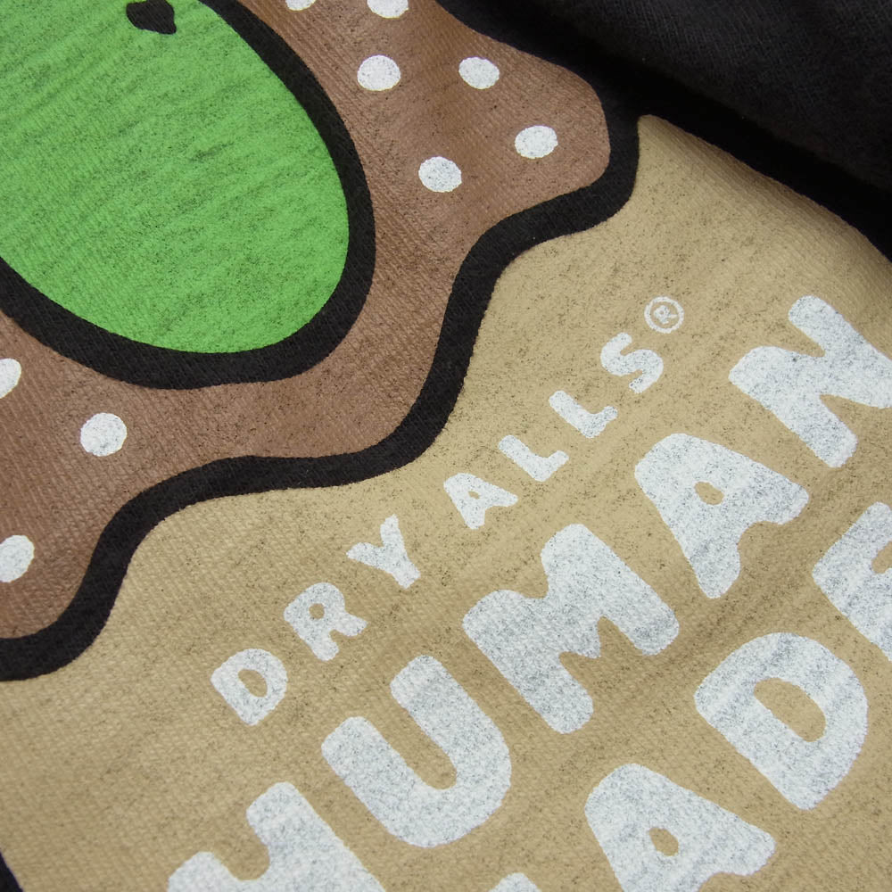 HUMAN MADE ヒューマンメイド ハートロゴ ブラック Tシャツ ブラック系 M【中古】