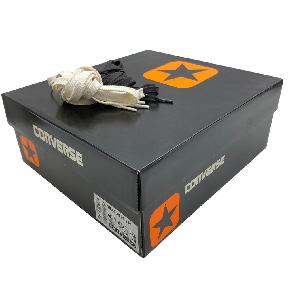 CONVERSE コンバース 33702210 OSHMAN'S Weapon PS Hi OSHMAN’S 40th Anniversary オッシュマンズ コンバース ウエポン PS ハイ オッシュマンズ 40th アニバーサリー ブラック系 オレンジ系 25.5cm【中古】