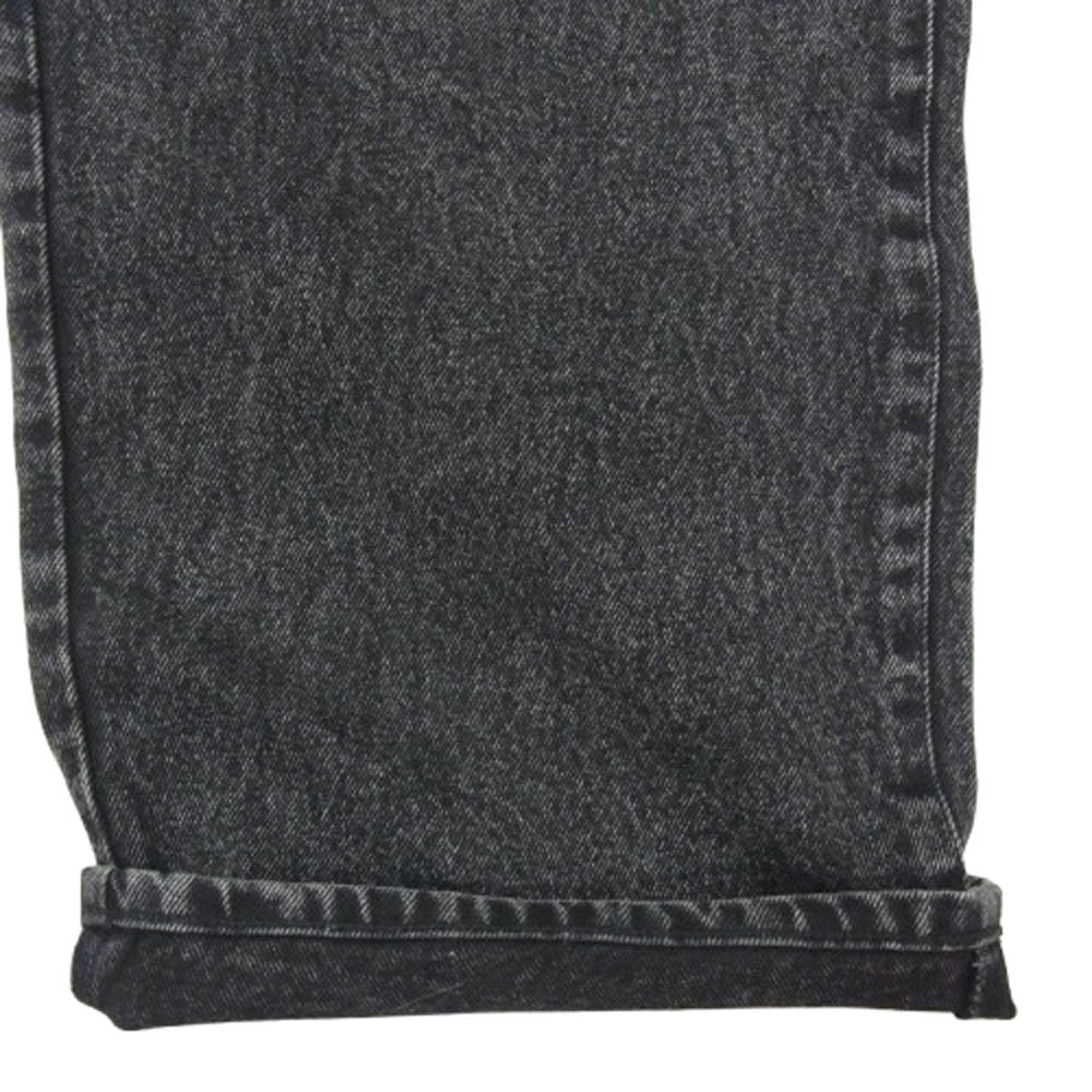 BEAMS ビームス 42-21-0046-147 HEART ブラスト ワイド ストレート デニム ブラック系 M【中古】