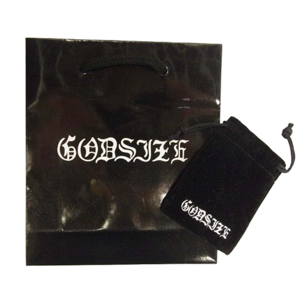GODSIZE ゴッドサイズ クラウンフープ ペンダントトップ ネックレス シルバー系【中古】