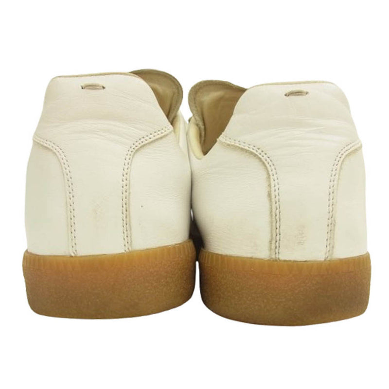 ★メゾンマルジェラ★ジャーマントレーナー★ゴールド★ペンキ加工★35★22.5★ メゾンマルジェラのジャーマントレーナー | HUES 福岡セレクト