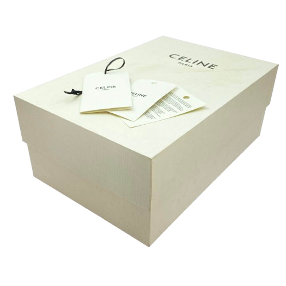 CELINE セリーヌ 2AUA1242 ロゴ刺繍 ベースボール キャップ 帽子 ブラック系 S【中古】