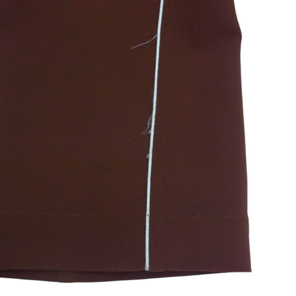 Needles ニードルス GL186 Piping Cowboy Pant ロゴ刺繍 カウボーイ パンツ ブラウン系 S【中古】