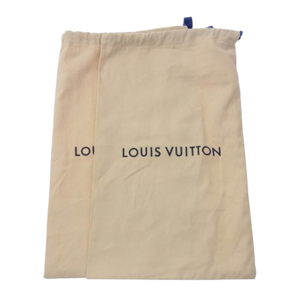 LOUIS VUITTON ルイ・ヴィトン FD0113 レースアップ レザー シューズ ブラック系 7【中古】