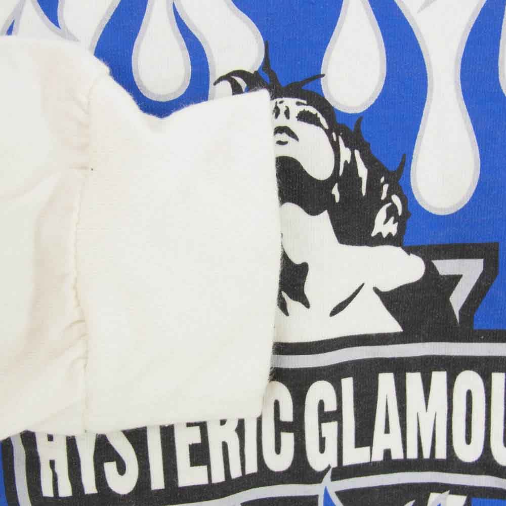 HYSTERIC GLAMOUR ヒステリックグラマー 02251CL01 MOTOR CITY BABY モーター シティ ベイビー 長袖 Tシャツ ホワイト系 L【中古】
