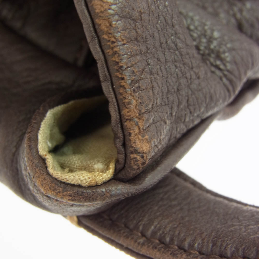 genten ゲンテン レザー ショルダーバッグ ブラウン系【中古】