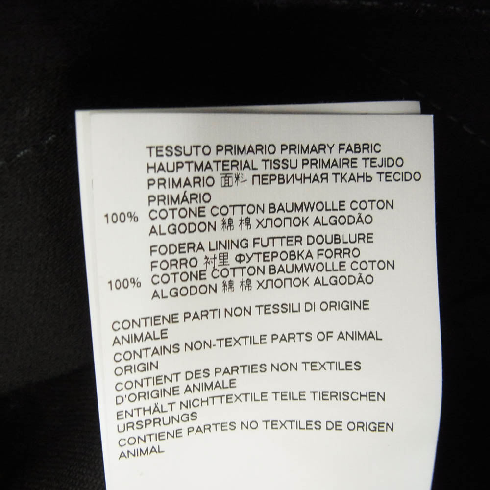 MARNI マルニ CUMU0145U0 4ポケット モールスキン オープンカラー 半袖 シャツ ジャケット ブラック系 46【美品】【中古】