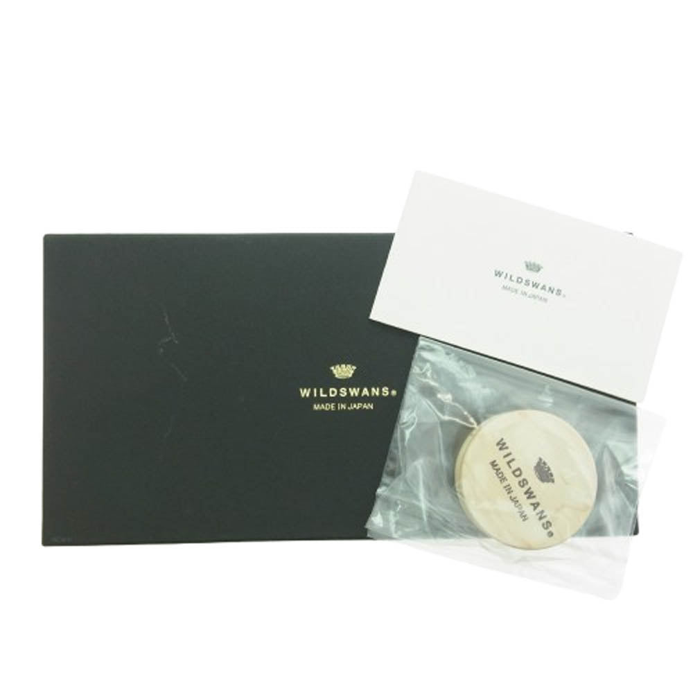 WILDSWANS ワイルドスワンズ KOHRIN フルグレインブライドル サドルプルアップ 二つ折り 札入れ 長財布 ウォレット ブラック系【中古】