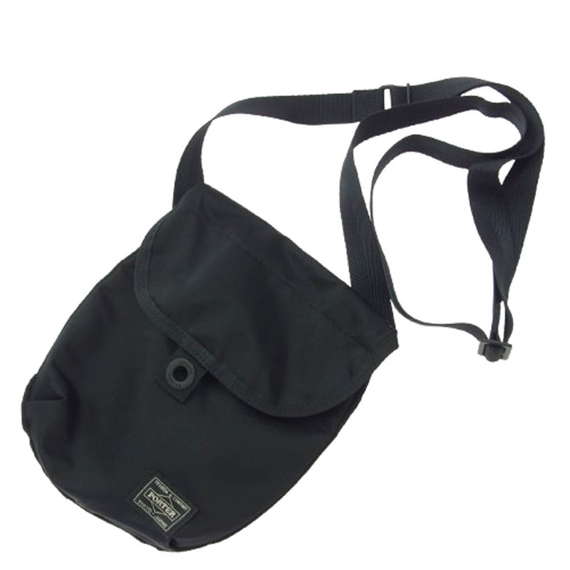 【美品】PORTER ポーターフレーム ショルダーバッグ　ブラック PORTER ポーター FRAME SHOULDER BAG フレーム ショルダー