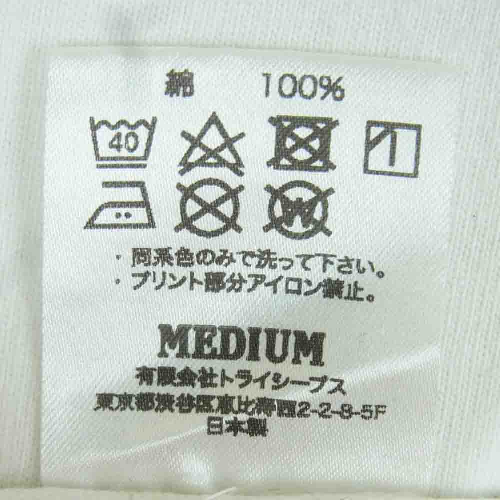 STANDARD CALIFORNIA スタンダードカリフォルニア ロゴ 半袖 Tシャツ コットン 日本製 ホワイト系 M 38 - 40【中古】