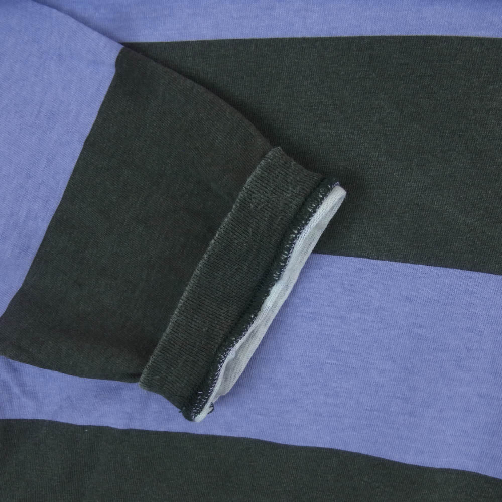 STANDARD CALIFORNIA スタンダードカリフォルニア SD Print Border Long Sleeve T ボーダー 長袖 Tシャツ パープル系 L【中古】