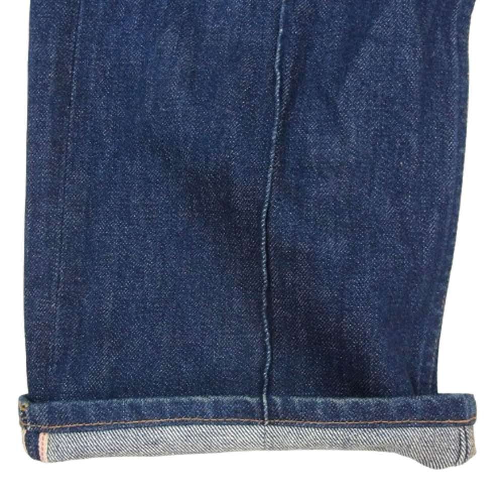 A.P.C. アーペーセー センター プレス ボタンフライ デニム パンツ ジーンズ インディゴブルー系 33【中古】