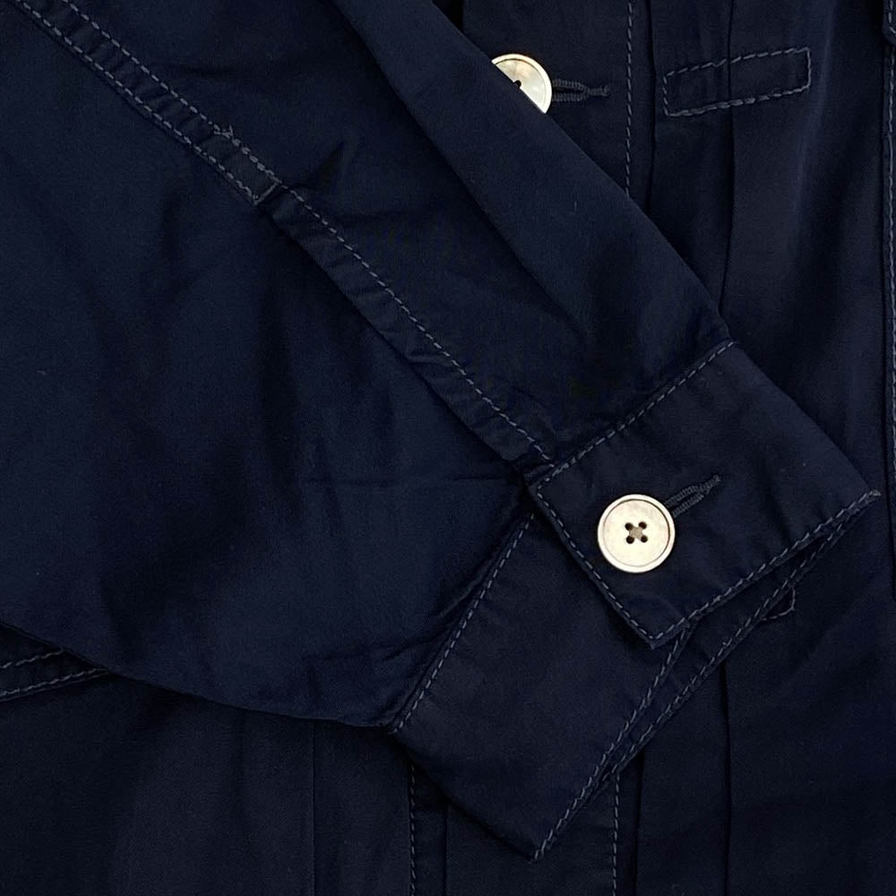 エスエスズィー 21SS 11-18-5955-791 BEAMS ビームス G-SHIRT 長袖 シャツ ジャケット ネイビー系 M【中古】