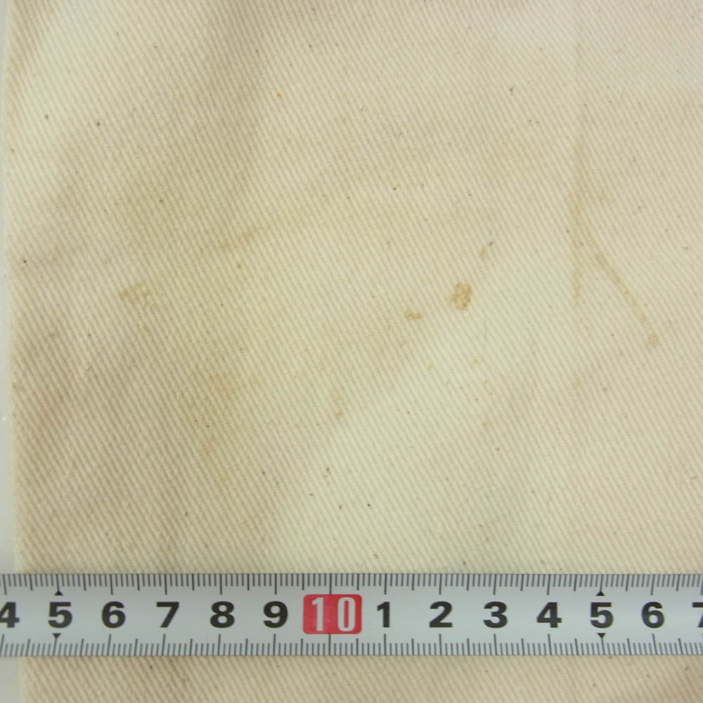 Levi's リーバイス 40505-0552 80s USA製 TALON42 505 ボタン裏刻印515 カラーデニム パンツ 生成 W32L34 オフホワイト系 33【中古】