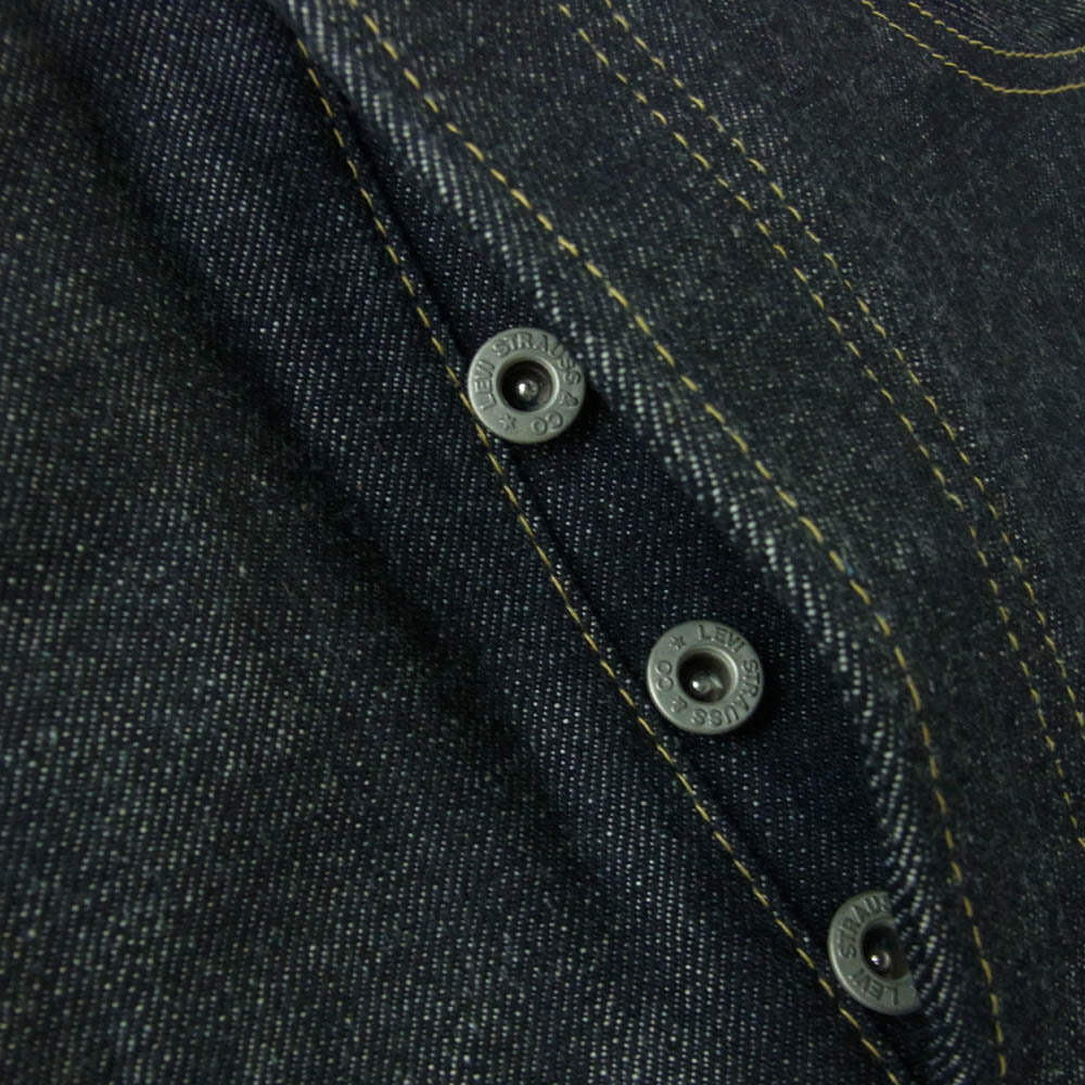 Levi's リーバイス 90s 97年製 復刻 702XX BIGE デニム パンツ ブラック系 W34【極上美品】【中古】