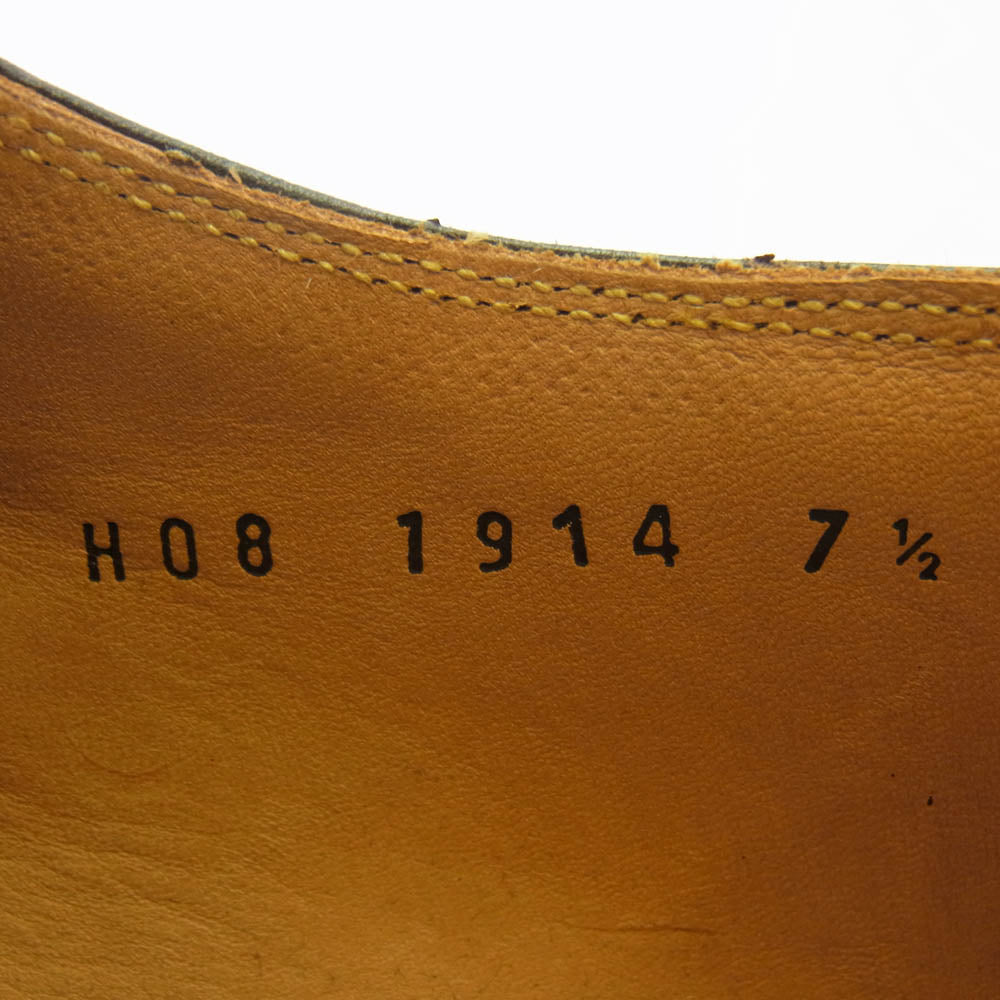 チェントフェリーナ 1914 メダリオン プレーントゥ シューズ パープル系 25.5cm【中古】