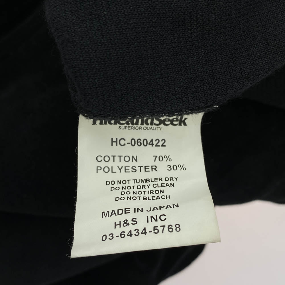 HideandSeek ハイドアンドシーク HC-060422 Velour Short ベロア ショーツ ハーフ パンツ ブラック系 XL【中古】