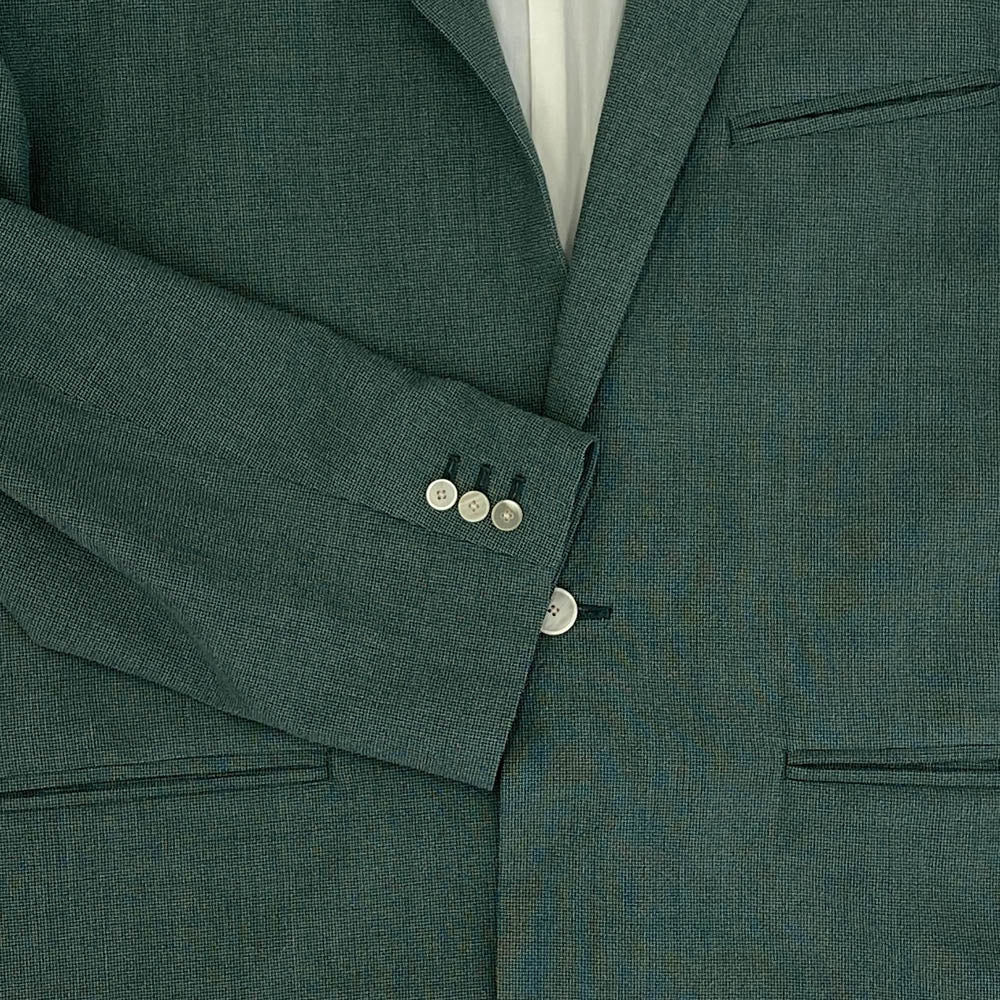 seya. セヤ EDIFICE エディフィス別注 22-010-310-2020-1-0 Dry wool silk Big JK ドライウール シルク ビッグ テーラードジャケット グリーン系 XL【中古】