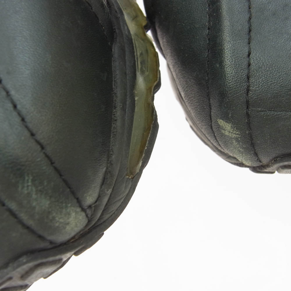 ネーム tomo&co エアソール ブーツ ブラック系 26cn【中古】