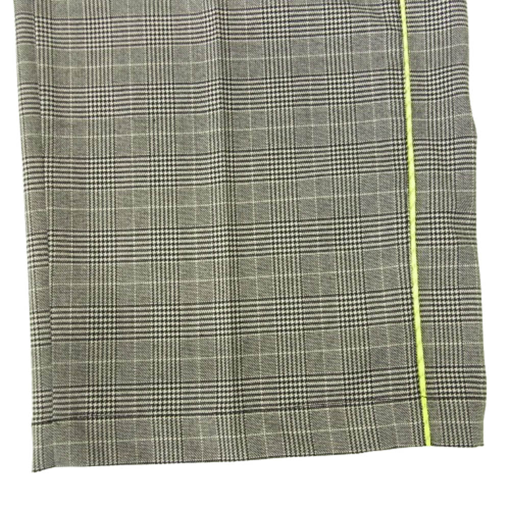 ランド バイ ミルクボーイ サイドライン チェック パンツ ブラック系 サイズ不明【中古】