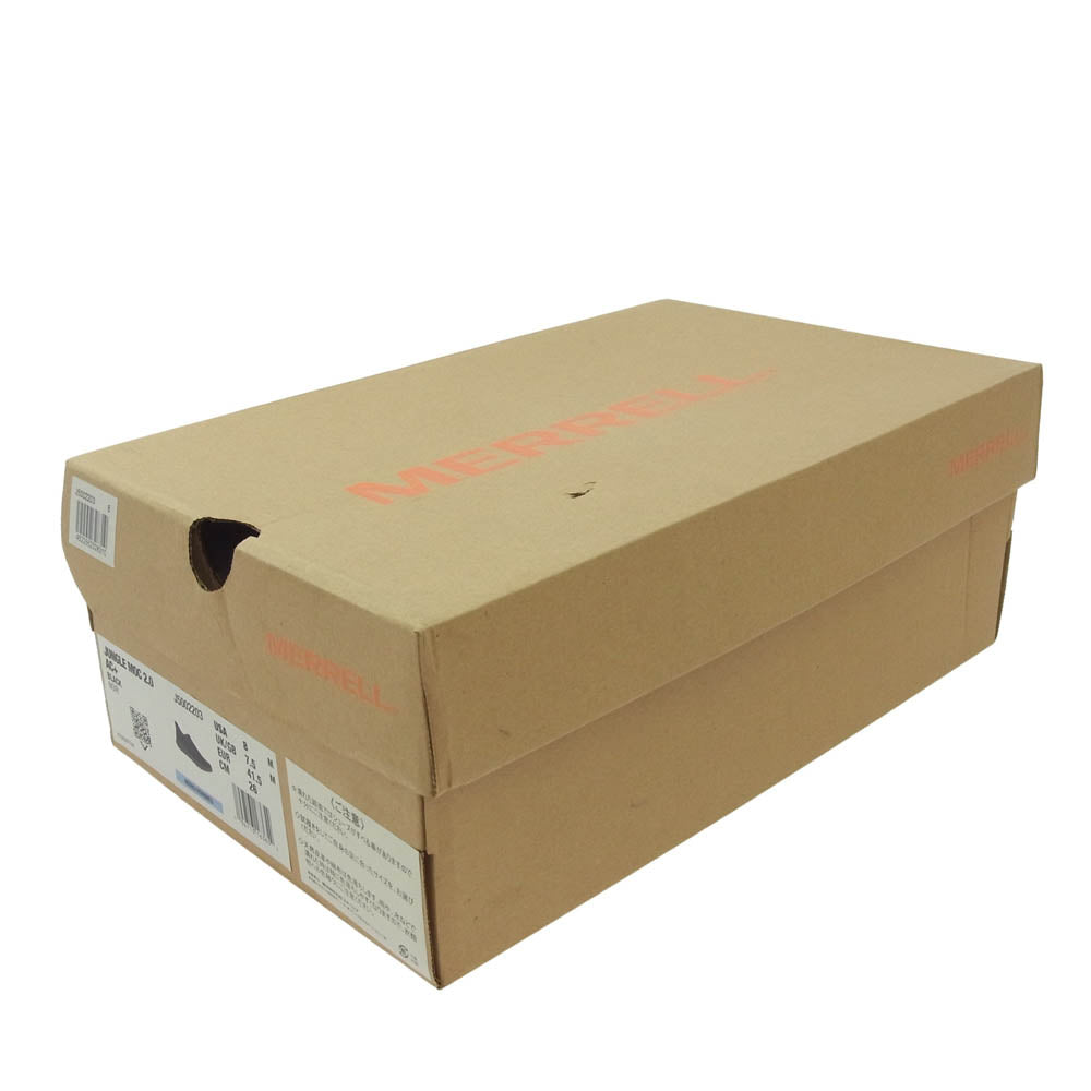 MERRELL メレル JUNGLE MOC 2.0 BLACK ジャングル モック シューズ ブラック系 8【中古】